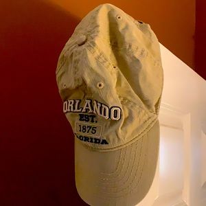 Khaki Orlando Cap with an Adjustable Strap